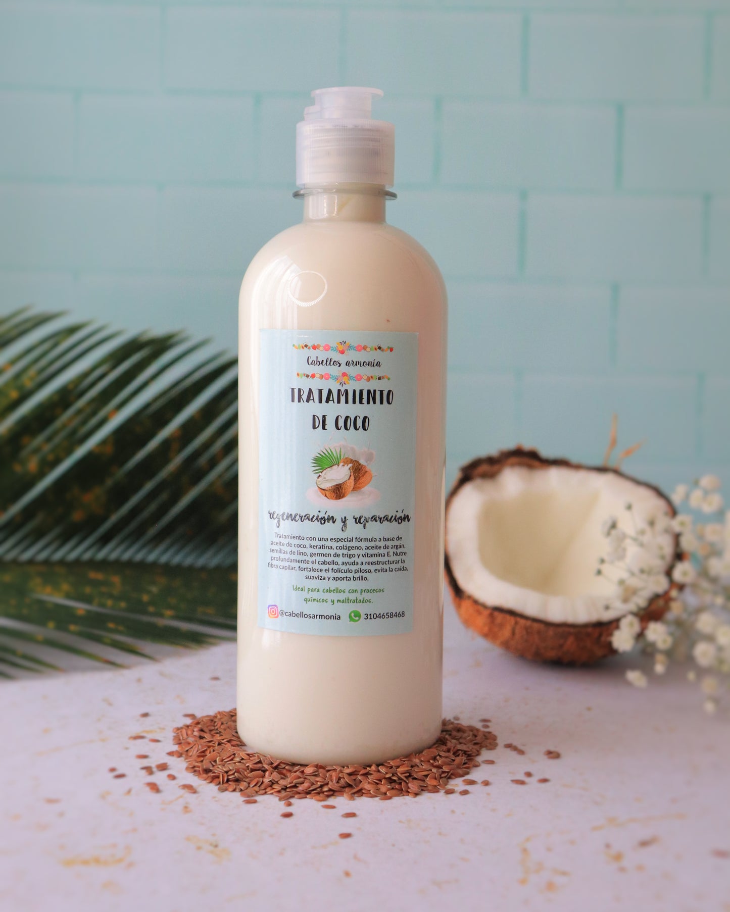 Tratamiento hidratante de coco