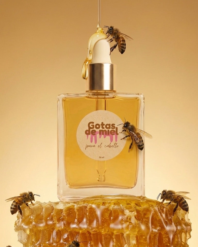 Gotas de miel -Serum capilar termo protector